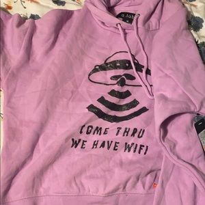 Purple hoodie
